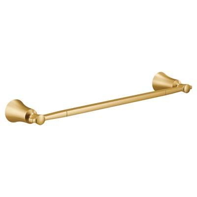 Brushed Gold 18'' Towel Bar by Moen