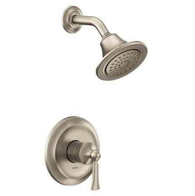 Moen Wynford M-CORE 2-Series Eco Performance 1-Handle Shower Trim Kit in Brushed Nickel (Valve Sold Separately) by Moen