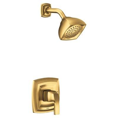 Moen Voss M-CORE 2-Series Eco Performance 1-Handle Shower Trim Kit in Brushed Gold (Valve Sold Separately) by Moen