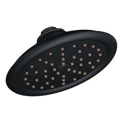 Moen ExactTemp 7'' One-Function Rainshower Showerhead with Immersion Technology at 2.5 GPM Flow Rate, Wrought Iron by Moen