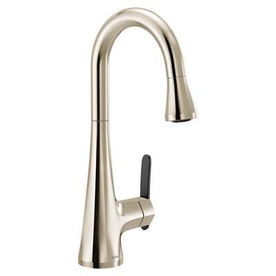 Moen Sinema Single-Handle Pull-Down Sprayer Bar Faucet Featuring Reflex and 2-Handle Options in Polished Nickel by Moen