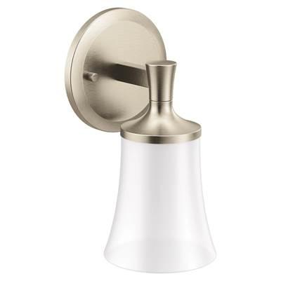 Moen Brushed Nickel One Globe Bath Light by Moen