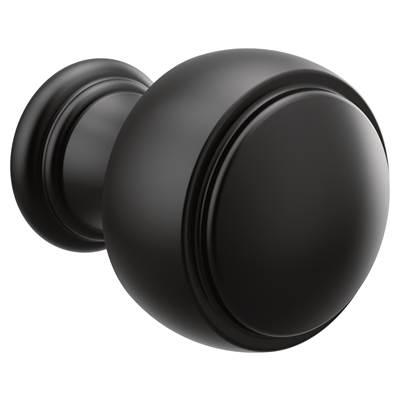 Moen Matte Black Drawer Knob by Moen