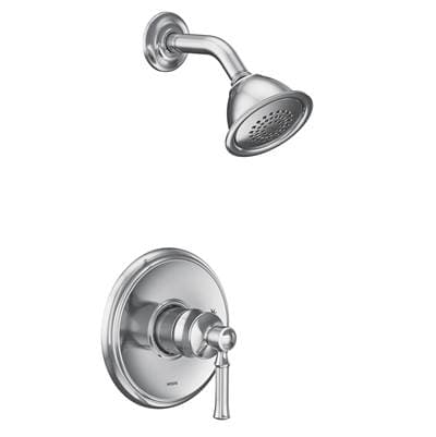 Moen Dartmoor M-CORE 2-Series Eco Performance 1-Handle Shower Trim Kit in Chrome (Valve Sold Separately)