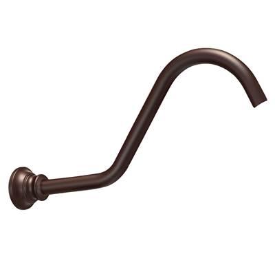 Moen Waterhill 14-Inch Replacement Extension Curved Shower Arm, Oil-Rubbed Bronze - Oil Rubbed Bronze by Moen