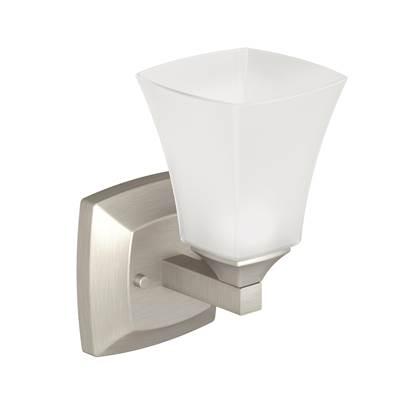 Moen Brushed Nickel One Globe Bath Light by Moen