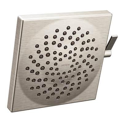 Moen Velocity Eco-Performance Two-Function 8-1/2'' Diameter Spray Rainshower Showerhead, Brushed Nickel by Moen