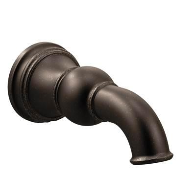 Moen Weymouth 1/2-Inch Slip Fit Connection Non-Diverting Tub Spout, Oil Rubbed Bronze by Moen