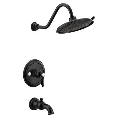 Moen Weymouth M-CORE 3-Series 1-Handle Tub and Shower Trim Kit in Matte Black (Valve Sold Separately) by Moen