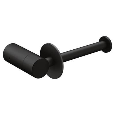 Moen Matte Black Single-Post Paper Holder by Moen