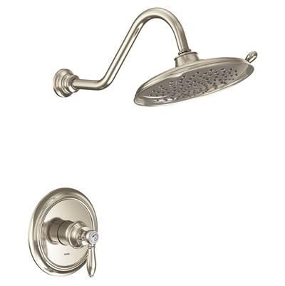 Moen Weymouth M-CORE 2-Series Eco Performance 1-Handle Shower Trim Kit in Polished Nickel (Valve Sold Separately) by Moen