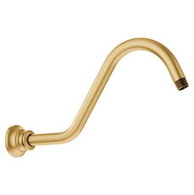 Moen Waterhill 14-Inch Replacement Extension Curved Shower Arm, Brushed Gold by Moen