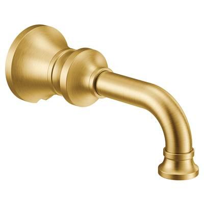 Moen Colinet Traditional Non-diverting Tub Spout with Slip-fit CC Connection in Brushed Gold by Moen
