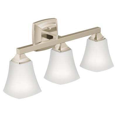 Moen Polished Nickel Three Globe Bath Light by Moen