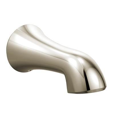 Moen Wynford Replacement Tub Non-Diverter Spout 1/2-Inch Slip Fit Connection, Polished Nickel by Moen