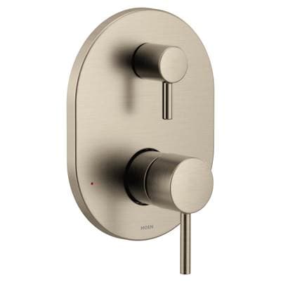 Moen Align M-CORE 3-Series 2-Handle Shower Trim with Integrated Transfer Valve in Brushed Nickel (Valve Sold Separately) by Moen