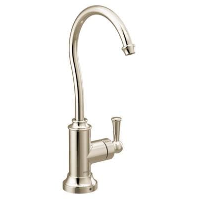 Moen Sip Traditional Cold Water Kitchen Beverage Faucet with Optional Filtration System, Polished Nickel by Moen