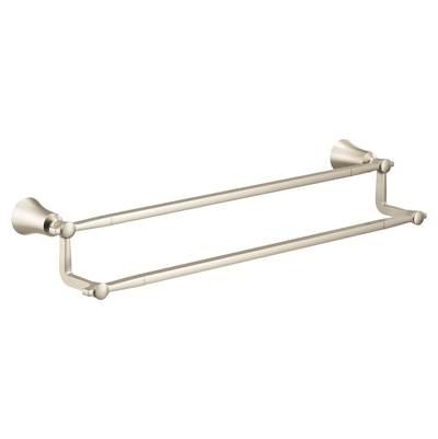 Moen Brushed Nickel 24'' Double Towel Bar by Moen