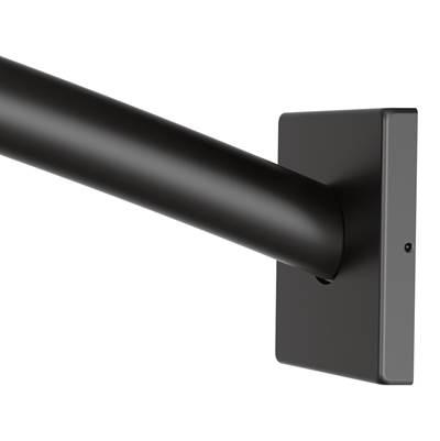 Moen Matte Black 5' Curved Shower Rod by Moen