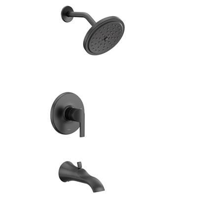Moen Doux M-CORE 2-Series Eco Performance 1-Handle Tub and Shower Trim Kit in Matte Black (Valve Sold Separately) by Moen