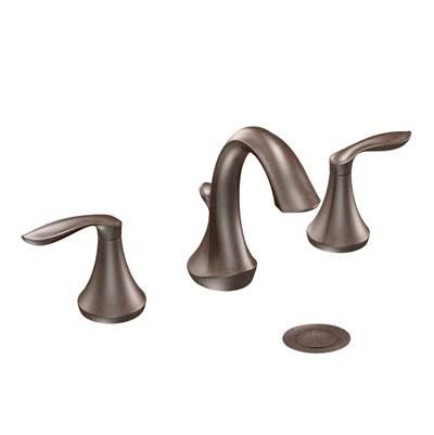 Moen Eva 8 in. Widespread 2-Handle High-Arc Bathroom Faucet Trim Kit in Oil Rubbed Bronze (Valve Sold Separately) by Moen