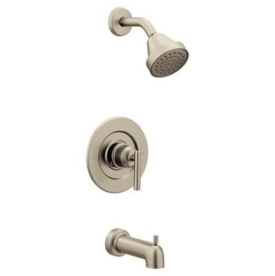 Moen Gibson Posi-Temp Pressure Balancing Eco-Performance Modern Tub and Shower Trim, Valve Required, Brushed Nickel by Moen