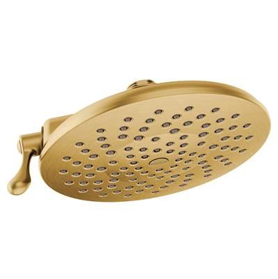 Moen Velocity Two-Function 8'' Diameter Rainshower Spray Head, Brushed Gold by Moen