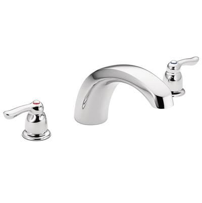 Moen Chateau 2-Handle Low Arc Roman Tub Faucet Trim in Chrome (Valve Sold Separately) by Moen