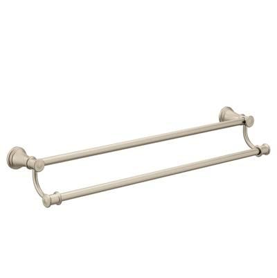 Moen Brushed Nickel 24'' Double Towel Bar by Moen