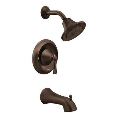 Moen Wynford Posi-Temp Single-Handle 1-Spray Tub and Shower Faucet in Oil Rubbed Bronze by Moen