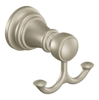 Moen Brushed Nickel Double Robe Hook by Moen