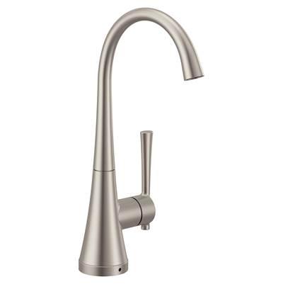 Moen Sip Modern One-Handle High Arc Beverage Faucet in Spot Resist Stainless by Moen