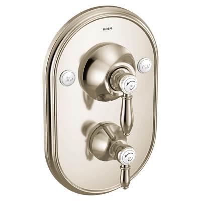 Moen Weymouth Posi-Temp with Built-in 3-Function Transfer Valve Trim Kit, Valve Required, Polished Nickel by Moen