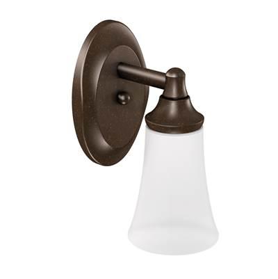 Moen Oil Rubbed Bronze One Globe Bath Light by Moen
