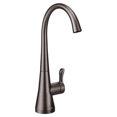 Sip Transitional Beverage Faucet with Optional Filtration System (Sold Separately), Black Stainless by Moen