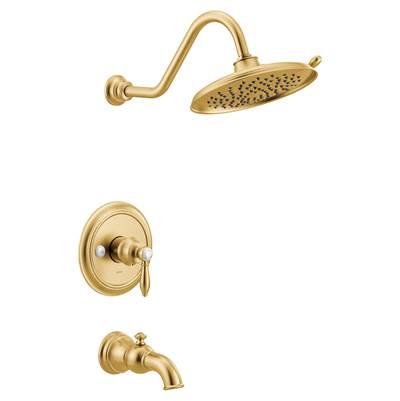 Moen Weymouth M-CORE 3-Series 1-Handle Eco-Performance Tub and Shower Trim Kit in Brushed Gold (Valve Sold Separately) by Moen