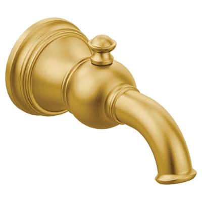 Moen Weymouth Tub Spout with Diverter 1/2-Inch Slip-Fit CC Connection, Brushed Gold by Moen