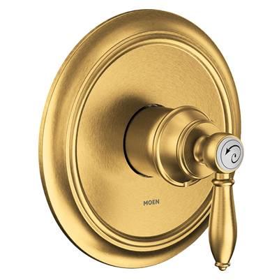 Moen Weymouth M-CORE 2-Series 1-Handle Shower Trim Kit in Brushed Gold (Valve Sold Separately) by Moen