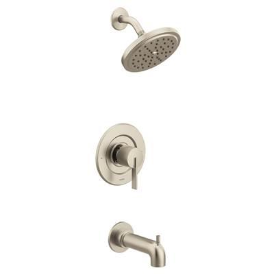 Moen Cia Posi-Temp Eco-Performance 1-Handle Tub and Shower Faucet Trim Kit in Brushed Nickel (Valve Sold Separately) by Moen