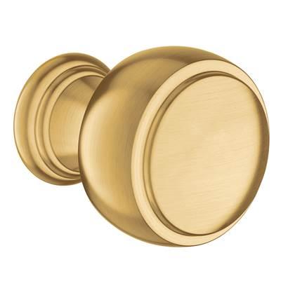 Brushed Gold Drawer Knob by Moen