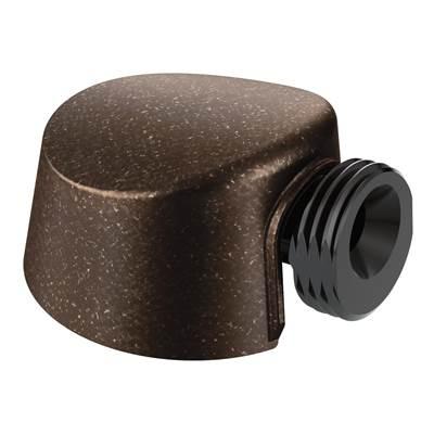 Moen Round Drop Ell Handheld Shower Wall Connector, Oil-Rubbed Bronze - Oil Rubbed Bronze by Moen