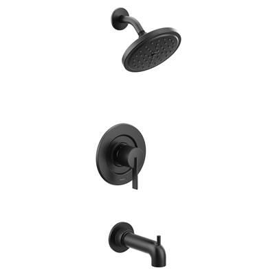 Moen Cia Posi-Temp Eco-Performance 1-Handle Tub and Shower Faucet Trim Kit in Matte Black (Valve Sold Separately) by Moen
