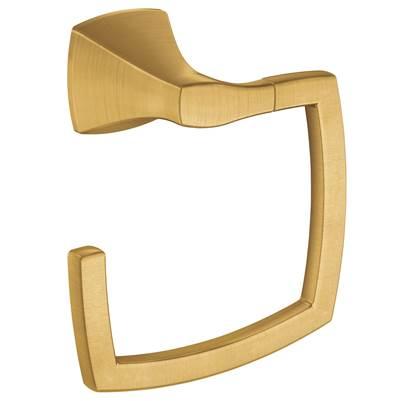 Brushed Gold Towel Ring by Moen