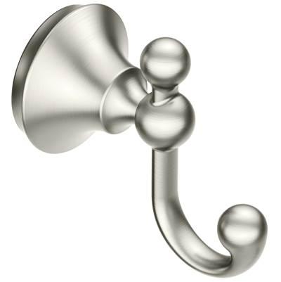 Moen Brushed Nickel Double Robe Hook by Moen