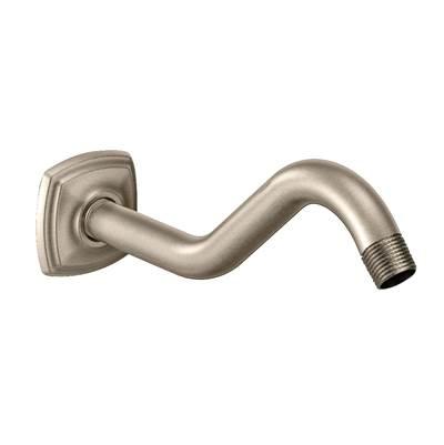 Moen Curved Shower Arm with Wall Flange - Brushed Nickel by Moen