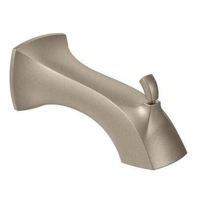 Moen Voss 1/2-Inch Slip Fit Connection Diverter Tub Spout, Brushed Nickel by Moen