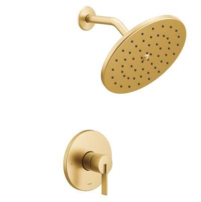 Cia M-CORE 3-Series 1-Handle Shower Trim Kit in Brushed Gold (Valve Sold Separately) by Moen