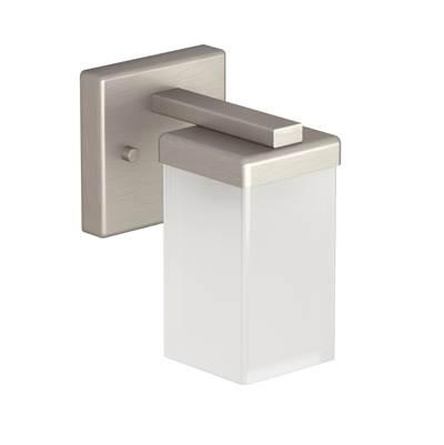 Moen Brushed Nickel One Globe Bath Light by Moen