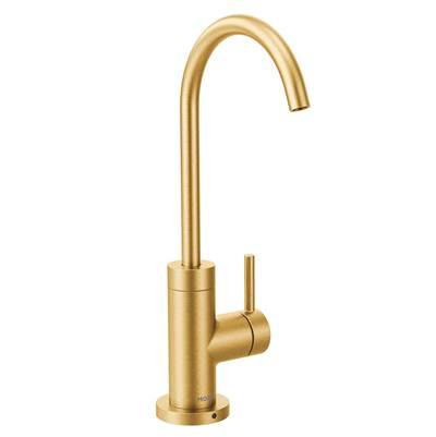 Moen Sip Modern Cold Water Kitchen Beverage Faucet with Optional Filtration System - Brushed Gold by Moen