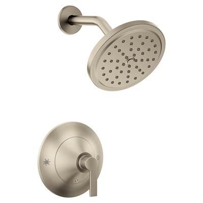 Moen Doux 1-Handle Eco-Performance Posi-Temp Shower Faucet Trim Kit in Brushed Nickel (Valve Sold Separately) by Moen
